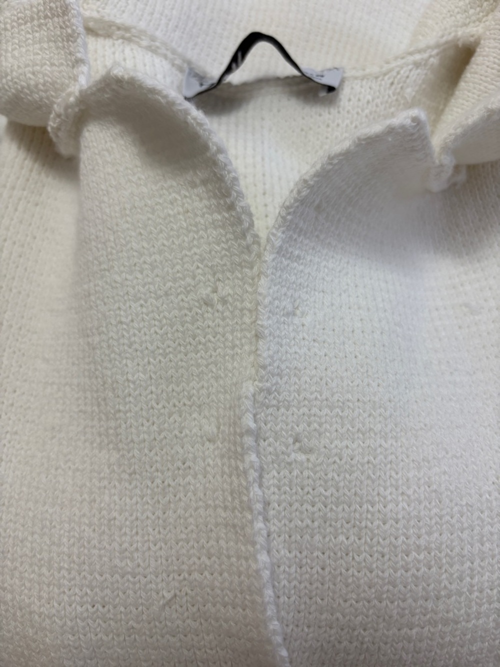 Zara Classic White Knit Women's Blazer Jacket - Picture 13 of 13
